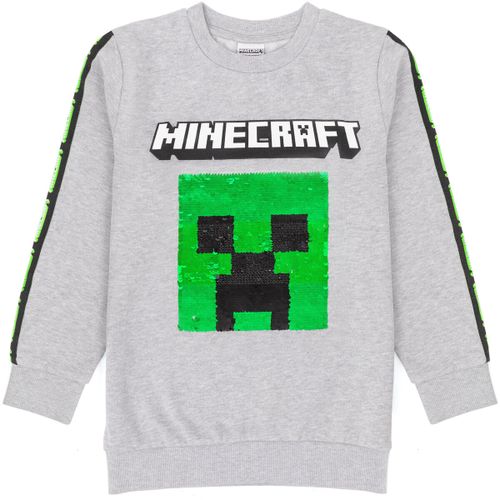 Sweatshirts Creeper Tnt Sequin Panel Sweat-shirt - Minecraft - Modalova