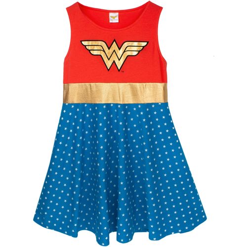 Robe enfant Wonder Woman Logo Robe patineuse sans manches - Dc Comics - Modalova