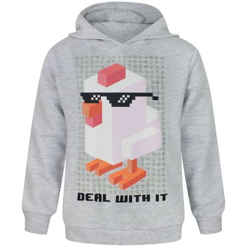 Sweatshirts à capuche Deal With It Grey Capuche - Crossy Road - Modalova