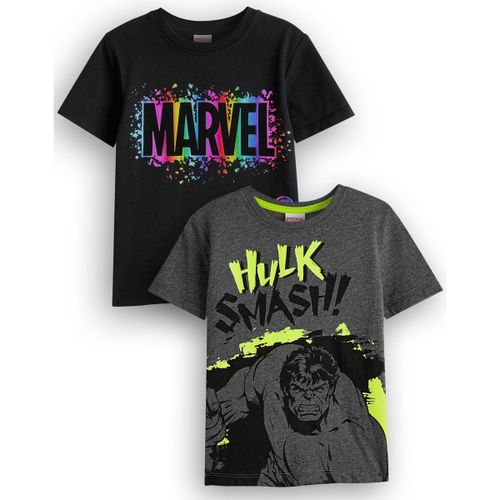 Ensembles de pyjama Front Logo and All Over Print T-shirt à manches courtes - Marvel - Modalova