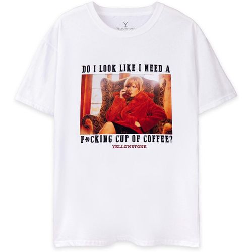 T-shirt Beth Dutton Coffee T-shirt à manches courtes - Yellowstone - Modalova