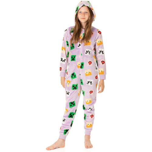 Ensembles de pyjama Multi-Character All-Over Print Grenouillère - Minecraft - Modalova