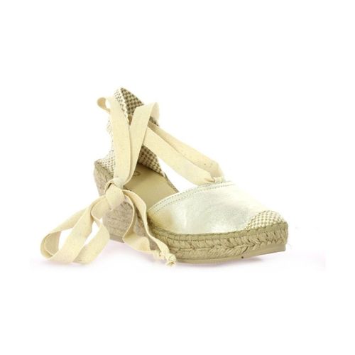 Espadrilles Espadrille cuir laminé - Pao - Modalova