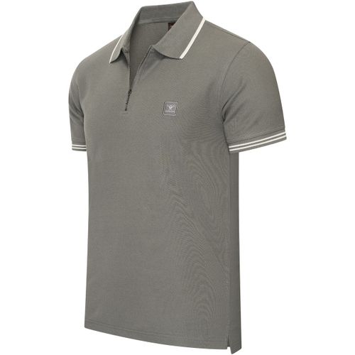 Polo Cappuccino Italia Torino Zip - Cappuccino Italia - Modalova