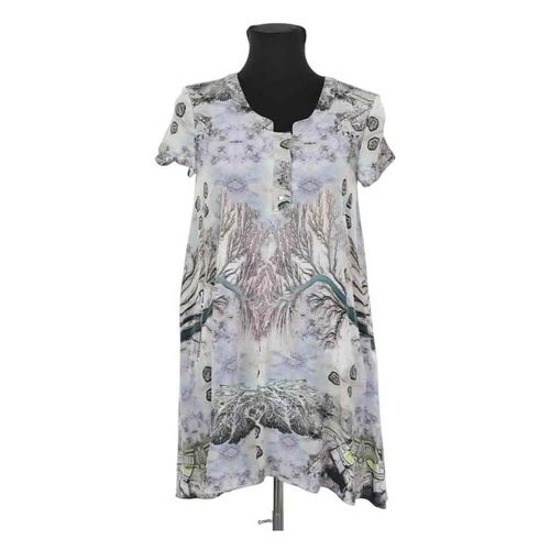 Robe courte Robe en soie grise - Heimstone - Modalova