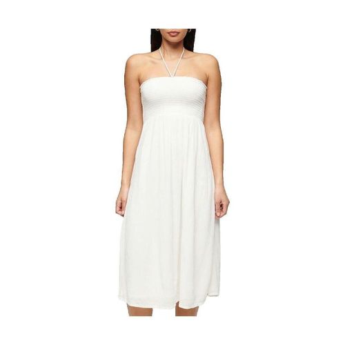 Robe Longue Smocked Midi Beach - Superdry - Modalova