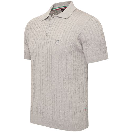 Polo Caorle Cable Knit Polo - Cappuccino Italia - Modalova