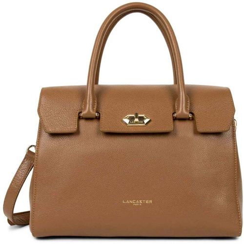 Sac à main Sac à Rabat Foulonné Milano L Camel - LANCASTER - Modalova
