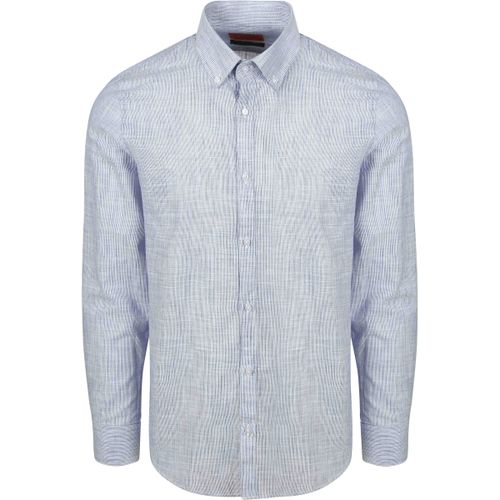 Chemise Chemise Coton Slub Bleu Rayé - Suitable - Modalova