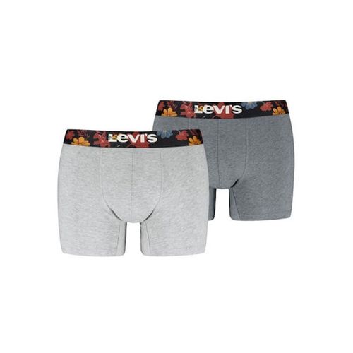 Caleçons Boxer LEVI'S® FLOWER Grey (lot de 2) - Stichd - Modalova