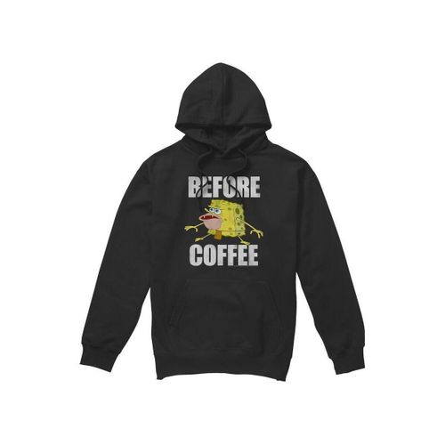 Sweatshirts à capuche Before Coffee Meme - Spongebob Squarepants - Modalova