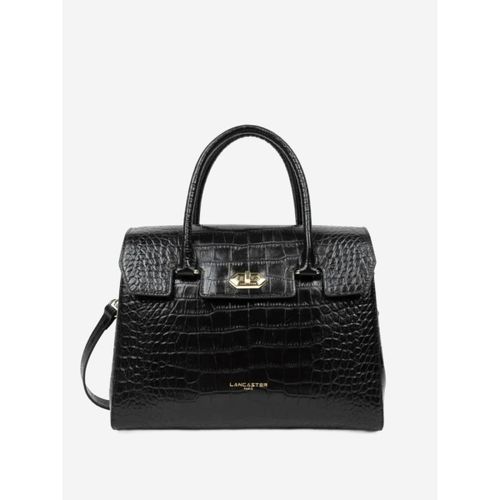 Sac à main Sac à Main Exotic Croco Noir Croco - LANCASTER - Modalova