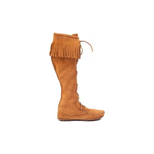 Bottes Bottes en cuir et daim FRONT LACE - Minnetonka - Modalova