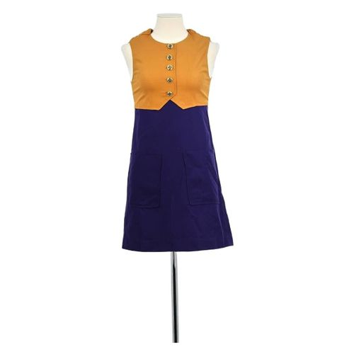 Robe courte Robe en coton marine - Marc Jacobs - Modalova