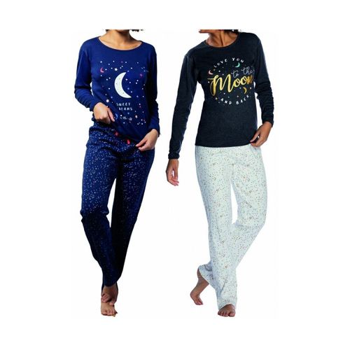 Ensembles de pyjama Pyjama COTON MELISSA BROWN DISCO REVERSIBLE Pack de 2 - Ozabi - Modalova
