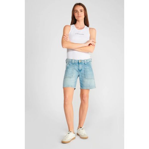 Short Short en jeans goudes bleu - Le Temps des Cerises - Modalova