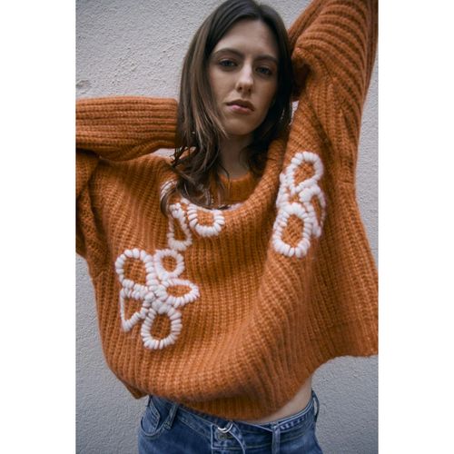 Pull Pull flower orange - Le Temps des Cerises - Modalova