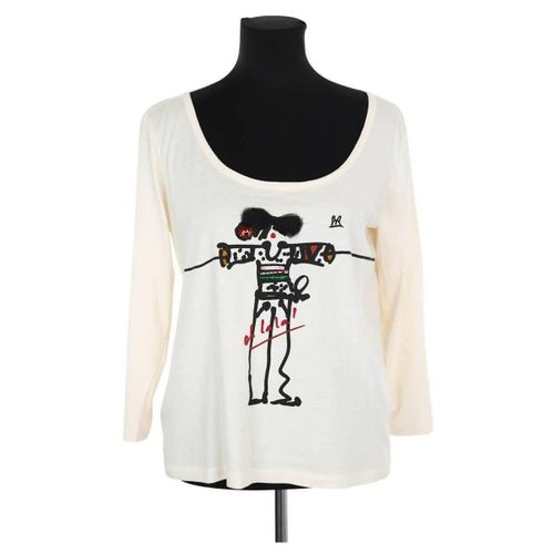 T-shirt T-shirt en coton beige - Sonia Rykiel - Modalova