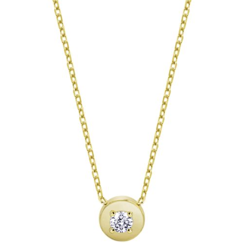 Collier Collier Silver pastille empierrée - Lotus - Modalova