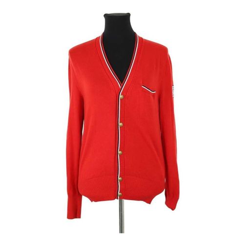 Gilet Cardigan en coton rouge - Moncler - Modalova