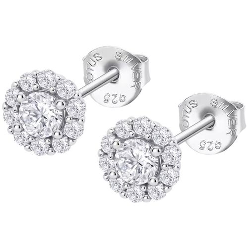 Boucles oreilles Puces Silver pure - Lotus - Modalova