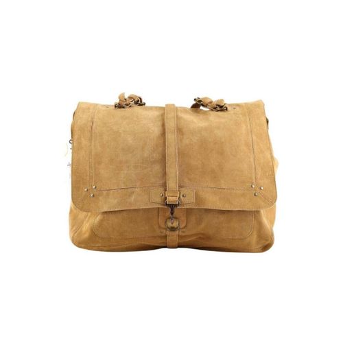 Sac Cabas en daim camel - Jerome Dreyfuss - Modalova