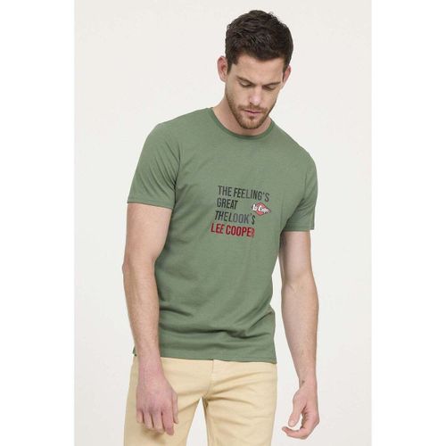 T-shirt T-shirt ALEKO Kaki vert - Lee Cooper - Modalova
