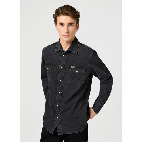 Chemise 112362906 WESTERN SHIRT-RINSE BLACK - Wrangler - Modalova