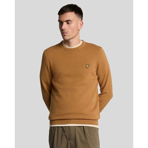 Pull KN2136V COTTON CREW-X571 PANEL BROWN - Lyle & Scott - Modalova
