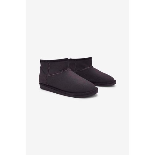 Bottines Boots snow fourrées noires - Le Temps des Cerises - Modalova