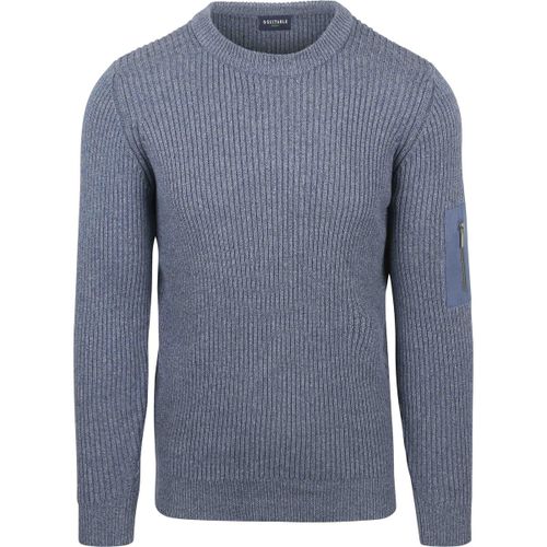 Sweatshirts Mou Pull Bleu Mélangé - Suitable - Modalova