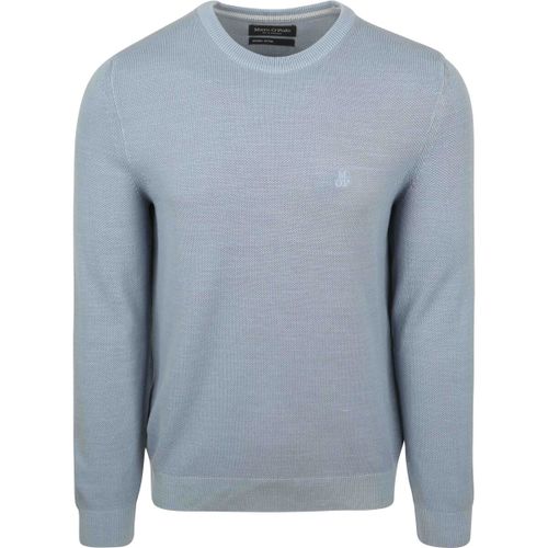 Sweat-shirt Pullover Heavy Piqué Bleu Clair - Marc O'Polo - Modalova