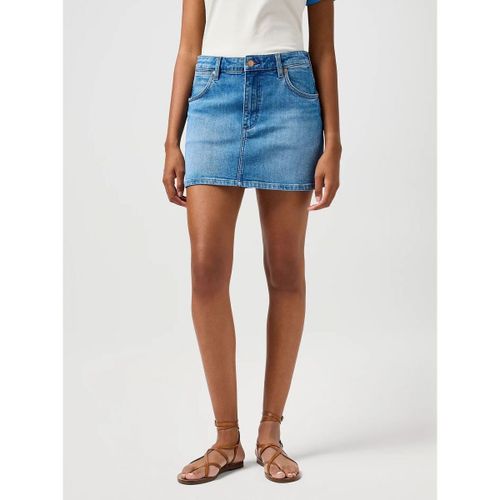 Jupes courtes 112362711 MINI-DENIM MEDIUM BLUE - Wrangler - Modalova