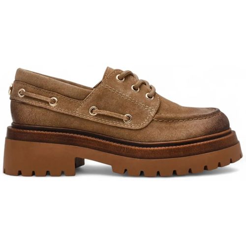 Mocassins Detroit mocassins à plateforme en daim marron - Steve Madden - Modalova