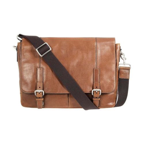 Sac bandoulière Besace cuir de vachette MBG9224222 Cognac - Fossil - Modalova