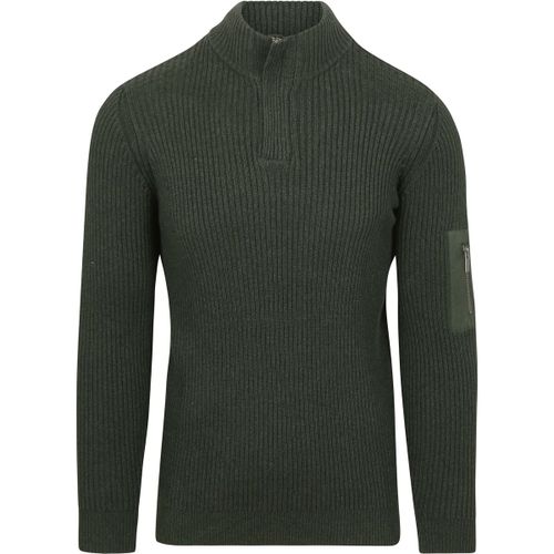 Sweatshirts Mou Pull Demi-Zip Vert Foncé - Suitable - Modalova