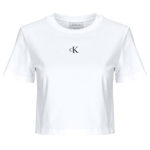 T-shirt A - SS LOGO CROPPED TEE - Calvin Klein Jeans - Modalova