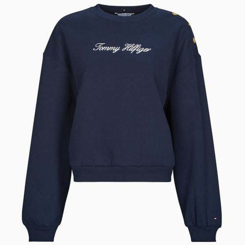 Sweatshirts GOLD BTN SCRIPT FLEECE SWTSRT - Tommy Hilfiger - Modalova