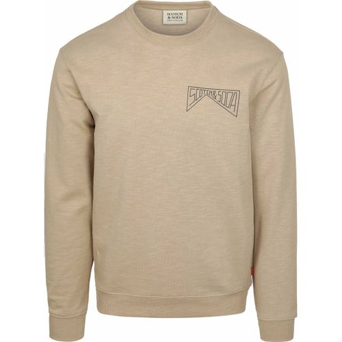 Sweatshirts Pull Logo Beige - Scotch & Soda - Modalova