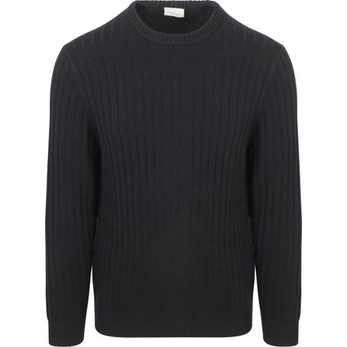 Sweatshirts Pull Rib Mix Laine Marine - Profuomo - Modalova