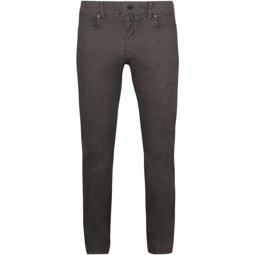 Pantalon Pantalon Lyon Tapered Impression Marron - Pierre Cardin - Modalova