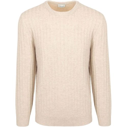 Sweatshirts Pull Rib Mix Laine Sand - Profuomo - Modalova