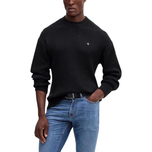 Pull LS VERTICAL TEXTURE LV04RD314G - Calvin Klein Jeans - Modalova