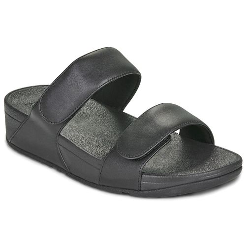 Tongs Lulu Adjustable Leather Slides - FitFlop - Modalova