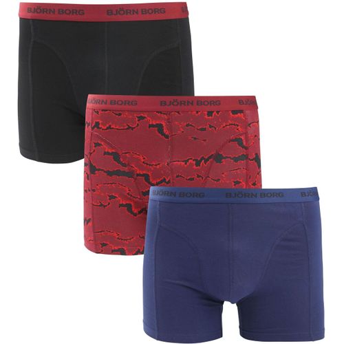 Caleçons Boxers 3Pack Stretch Bleu Rouge - Björn Borg - Modalova