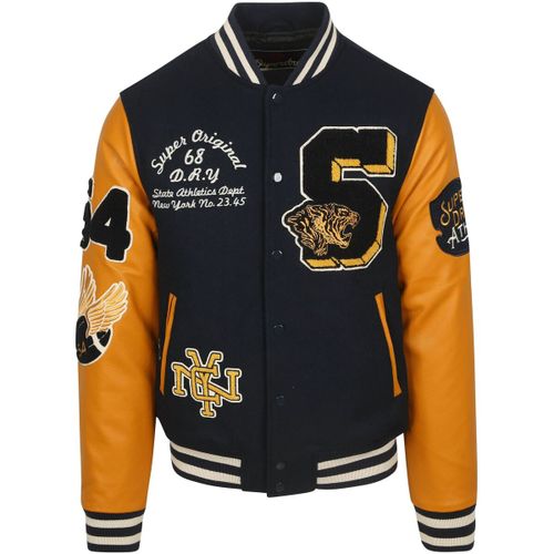 Sweatshirts Veste Bomber Varsity Marine - Superdry - Modalova