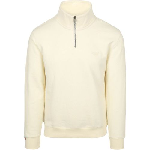 Sweatshirts Pullover Half-Zip Henley Essential Écru - Superdry - Modalova