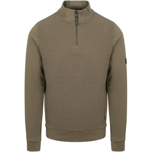 Sweatshirts Pullover Half-Zip Structuré Olive - Petrol Industries - Modalova