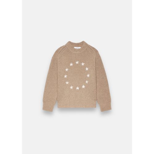 Pull Pull Ribbed Round Neck Europa- marron - Études Studio - Modalova