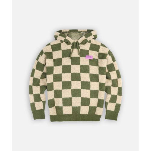 Pull Pull jacquard à capuche CHESS - Oxbow - Modalova